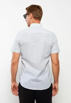 LC WAIKIKI Slim Fit Short Sleeve Oxford Men Shirt -LC WAIKIKI popular shop lc waikiki 5043 2398726 5