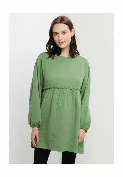 LC WAIKIKI Straight Long Sleeve Cotton Tunic