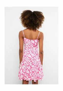 LC WAIKIKI Square Collar A-Line Viscose Dress -LC WAIKIKI popular shop lc waikiki 5116 7031616 2