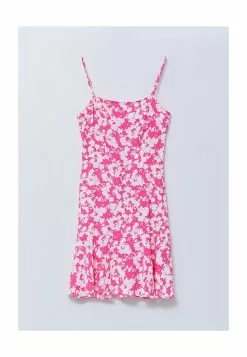 LC WAIKIKI Square Collar A-Line Viscose Dress -LC WAIKIKI popular shop lc waikiki 5116 7031616 5