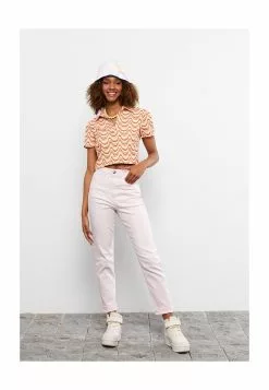 LC WAIKIKI Polo Neck Short Sleeve Blouse -LC WAIKIKI popular shop lc waikiki 5119 4231616 4