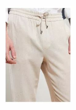 LC WAIKIKI Slim Fit Tie Waist Linen Trousers -LC WAIKIKI popular shop lc waikiki 5126 8235226 3