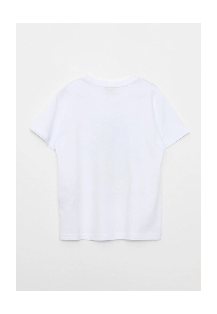 LC WAIKIKI Boys' Printed Short Sleeve Cotton T-Shirt 4 LC WAIKIKI Boys' Printed Short Sleeve Cotton T-Shirt - Image 2