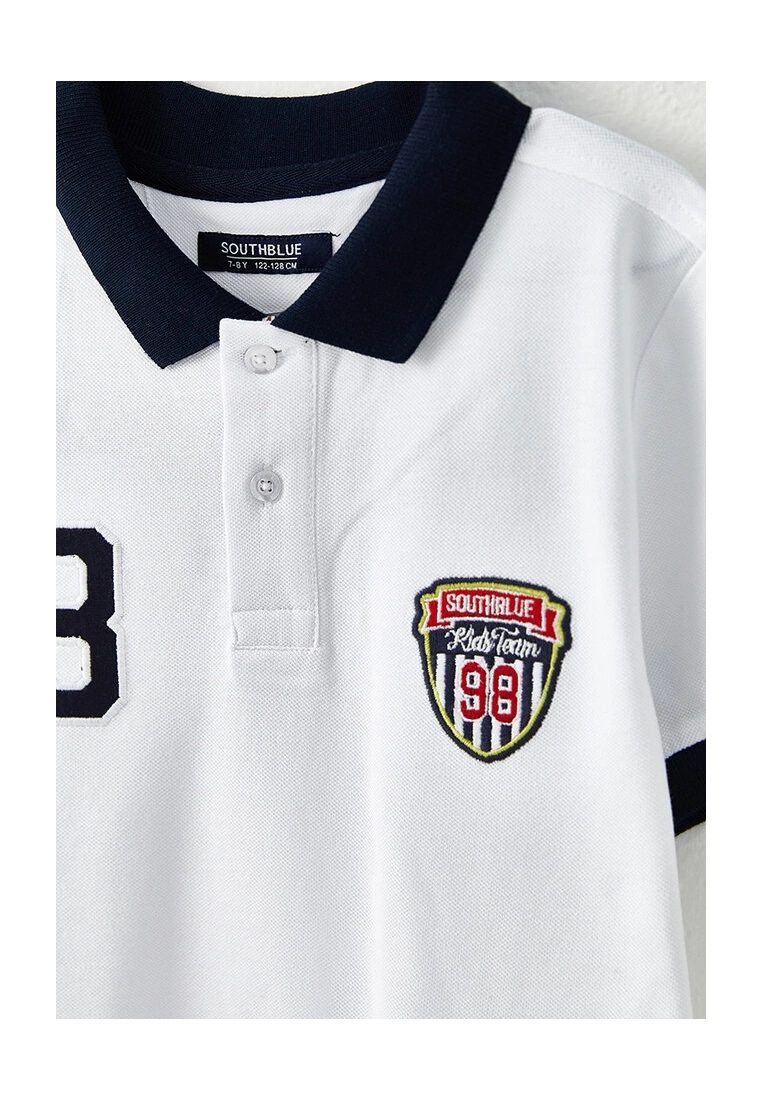 LC WAIKIKI Polo Neck Embroidery Detailed Short Sleeve Boy T-Shirt 5 LC WAIKIKI Polo Neck Embroidery Detailed Short Sleeve Boy T-Shirt - Image 3