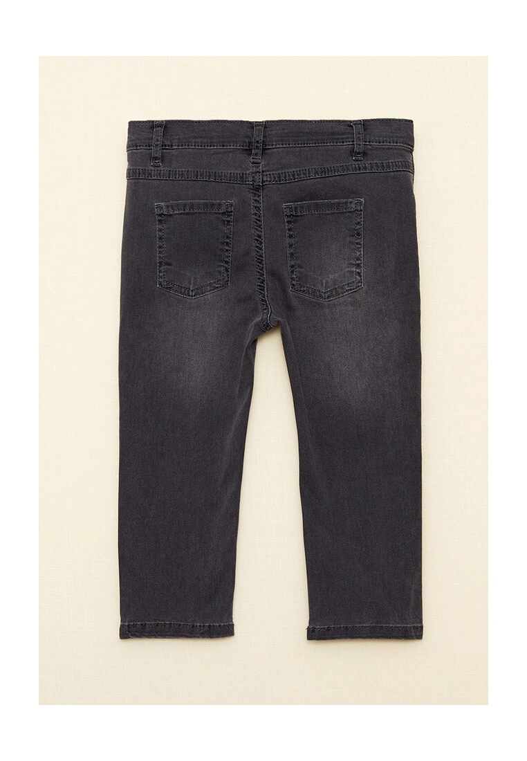 LC WAIKIKI Elastic Waist Basic Cotton Baby Boy Jean Trousers 4 LC WAIKIKI Elastic Waist Basic Cotton Baby Boy Jean Trousers - Image 2