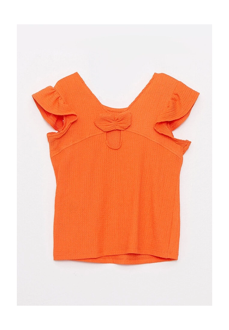 LC WAIKIKI Basic Frill Detailed Girls T-Shirt 4 LC WAIKIKI Basic Frill Detailed Girls T-Shirt - Image 2