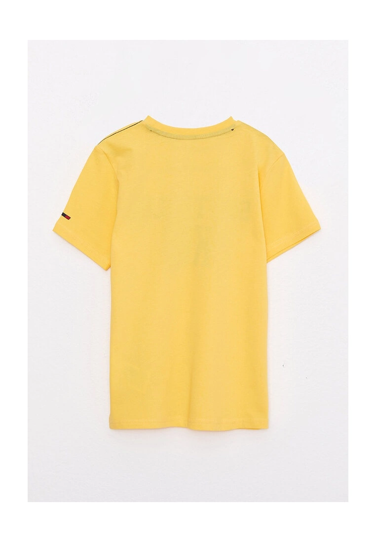 LC WAIKIKI Boys' Printed Short Sleeve Cotton T-Shirt 4 LC WAIKIKI Boys' Printed Short Sleeve Cotton T-Shirt - Image 2