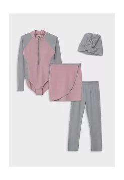 LC WAIKIKI Color Block Women Hijab Swimsuit Set 13 LC WAIKIKI Color Block Women Hijab Swimsuit Set -LC WAIKIKI popular shop lc waikiki 5366 6578726 5