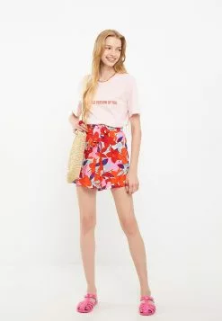 LC WAIKIKI Crew Neck Printed Short Sleeve Cotton Women's T-Shirt -LC WAIKIKI popular shop lc waikiki 5433 7257736 3