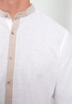 LC WAIKIKI Slim Fit Judge Collar Long Sleeve Poplin Men's Shirt -LC WAIKIKI popular shop lc waikiki 5433 7940836 4