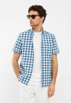 LC WAIKIKI Regular Fit Short Sleeve Plaid Men's Shirt -LC WAIKIKI popular shop lc waikiki 5448 6005236 2