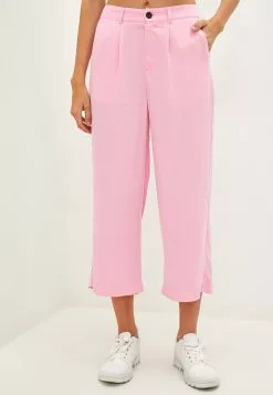 LC WAIKIKI High Waist Loose Fit Pocket Detailed Viscose Women's Capri -LC WAIKIKI popular shop lc waikiki 5464 4137736 3