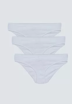 LC WAIKIKI Women's Plain Bikini Panties 3-Pack