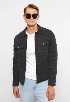 LC WAIKIKI Slim Fit Shirt Collar Men's Coat