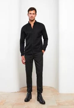 LC WAIKIKI Slim Fit Long Sleeve Dobby Men's Shirt