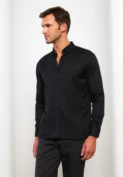 LC WAIKIKI Slim Fit Long Sleeve Dobby Men's Shirt -LC WAIKIKI popular shop lc waikiki 5504 4037736 3