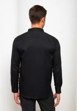 LC WAIKIKI Slim Fit Long Sleeve Dobby Men's Shirt -LC WAIKIKI popular shop lc waikiki 5505 4037736 5