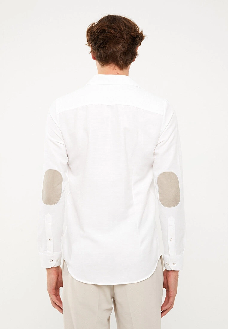 LC WAIKIKI Slim Fit Long Sleeve Dobby Men's Shirt 7 LC WAIKIKI Slim Fit Long Sleeve Dobby Men's Shirt - Image 5