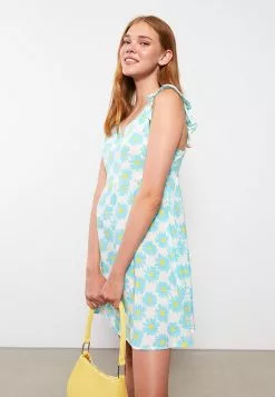 LC WAIKIKI V Neck Patterned Sleeveless Viscose Women Dress 9 LC WAIKIKI V Neck Patterned Sleeveless Viscose Women Dress -LC WAIKIKI popular shop lc waikiki 5545 9755726 2