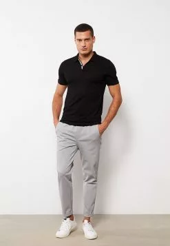 LC WAIKIKI Polo Neck Short Sleeve Combed Cotton Men's T-Shirt