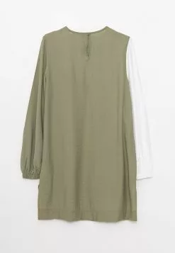 LC WAIKIKI Crew Neck Color Block Long Sleeve Women's Tunic -LC WAIKIKI popular shop lc waikiki 5575 5219726 4