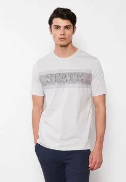 LC WAIKIKI Crew Neck Short Sleeve Printed Combed Cotton Men's T-Shirt