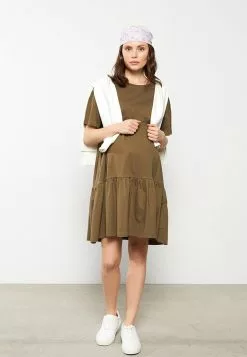 LC WAIKIKI Crew Neck Straight Short Sleeve Cotton Maternity Dress 11 LC WAIKIKI Crew Neck Straight Short Sleeve Cotton Maternity Dress -LC WAIKIKI popular shop lc waikiki 5766 6537736 2