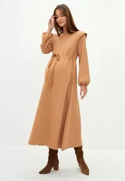 LC WAIKIKI Crew Neck Straight Long Sleeve Maternity Dress -LC WAIKIKI popular shop lc waikiki 5785 1588726 2