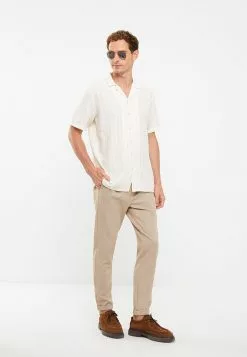 LC WAIKIKI Regular Fit Short Sleeve Striped Men's Shirt -LC WAIKIKI popular shop lc waikiki 5863 7858236 2