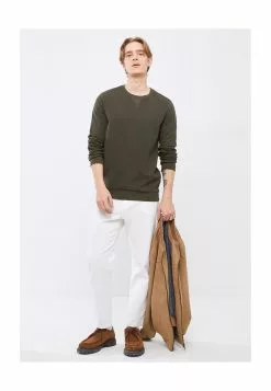 LC WAIKIKI Crew Neck Waffle Men's Sweatshirt -LC WAIKIKI popular shop lc waikiki 5954 9598726 4