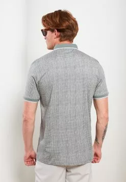 LC WAIKIKI Polo Neck Short Sleeve Patterned Combed Cotton Men's T-Shirt -LC WAIKIKI popular shop lc waikiki 6009 2728236 4