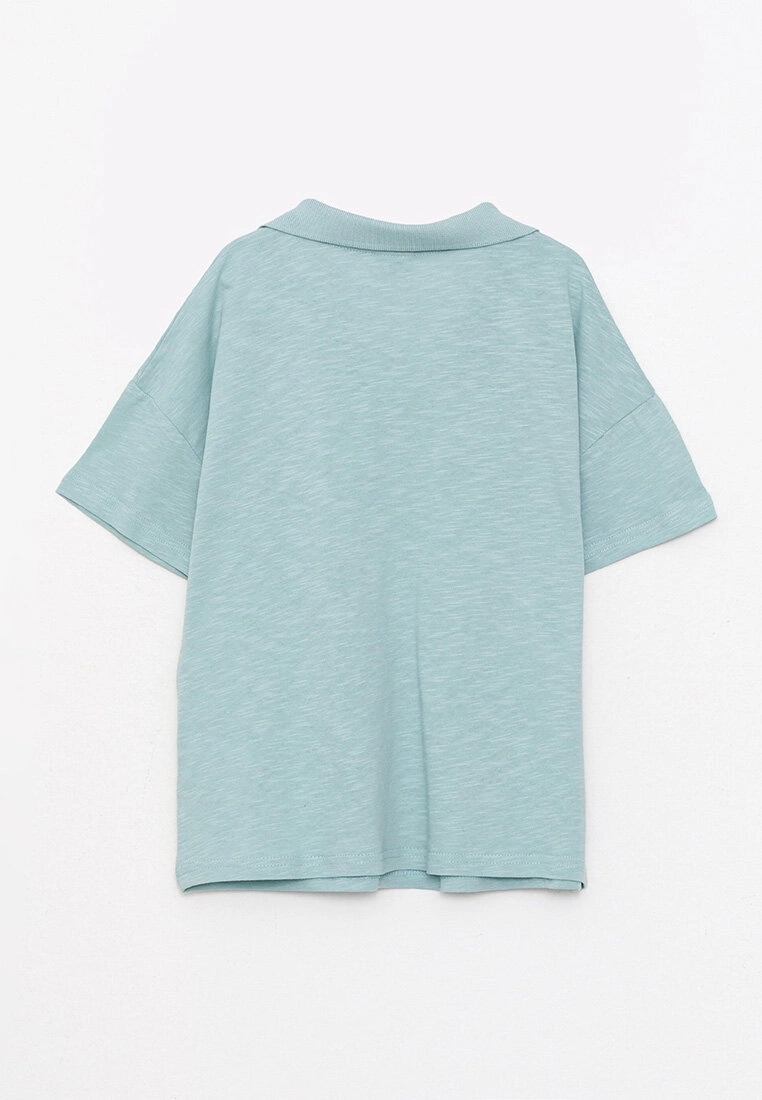 LC WAIKIKI Polo Neck Basic Short Sleeve Cotton Boy T-Shirt 4 LC WAIKIKI Polo Neck Basic Short Sleeve Cotton Boy T-Shirt - Image 2