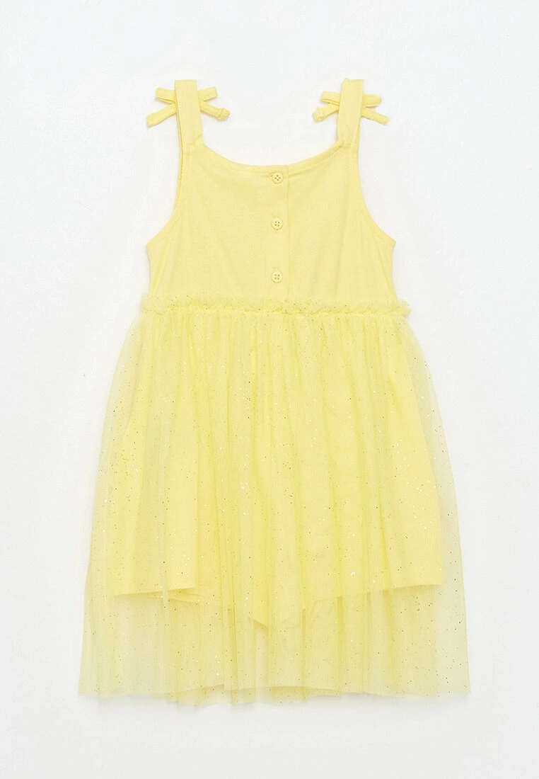 LC WAIKIKI Square Neck Basic Baby Girl Dress 4 LC WAIKIKI Square Neck Basic Baby Girl Dress - Image 2