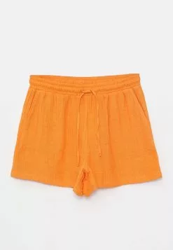 LC WAIKIKI Elastic Waist Straight Women Shorts -LC WAIKIKI popular shop lc waikiki 6224 6138236 6