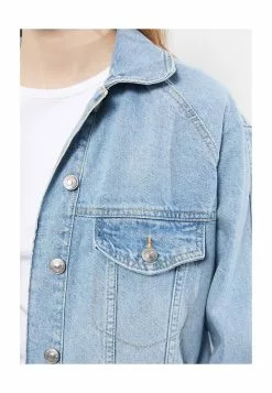 LC WAIKIKI Shirt Collar Women's Denim Jacket -LC WAIKIKI popular shop lc waikiki 6246 8095726 3