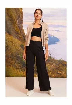 LC WAIKIKI Flat Elastic Waist Trousers -LC WAIKIKI popular shop lc waikiki 6254 0775726 5