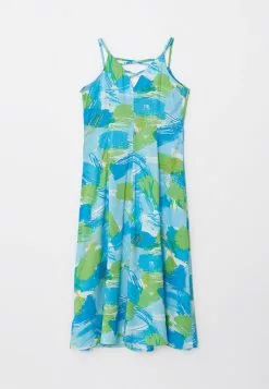 LC WAIKIKI Heart Collar Floral Strap Viscose Women's Dress -LC WAIKIKI popular shop lc waikiki 6277 2275326 7