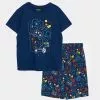 LC WAIKIKI Crew Neck Printed Short Sleeve Boy's Short Pajamas Set