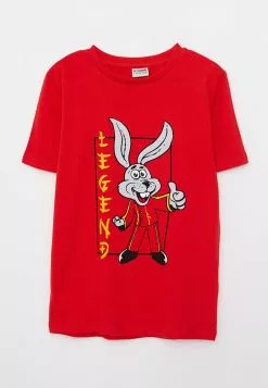 LC WAIKIKI Crew Neck Printed Short Sleeve Cotton Boy T-Shirt