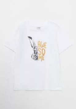 LC WAIKIKI Crew Neck Printed Short Sleeve Cotton Boy T-Shirt