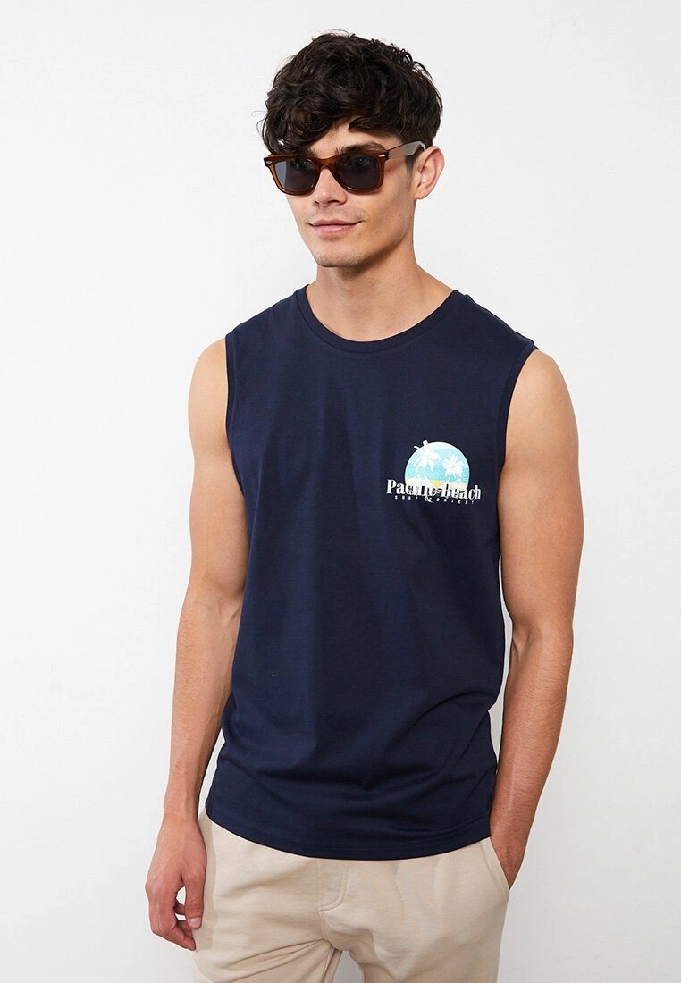 LC WAIKIKI Crew Neck Sleeveless Printed Male Athlete 3 LC WAIKIKI Crew Neck Sleeveless Printed Male Athlete