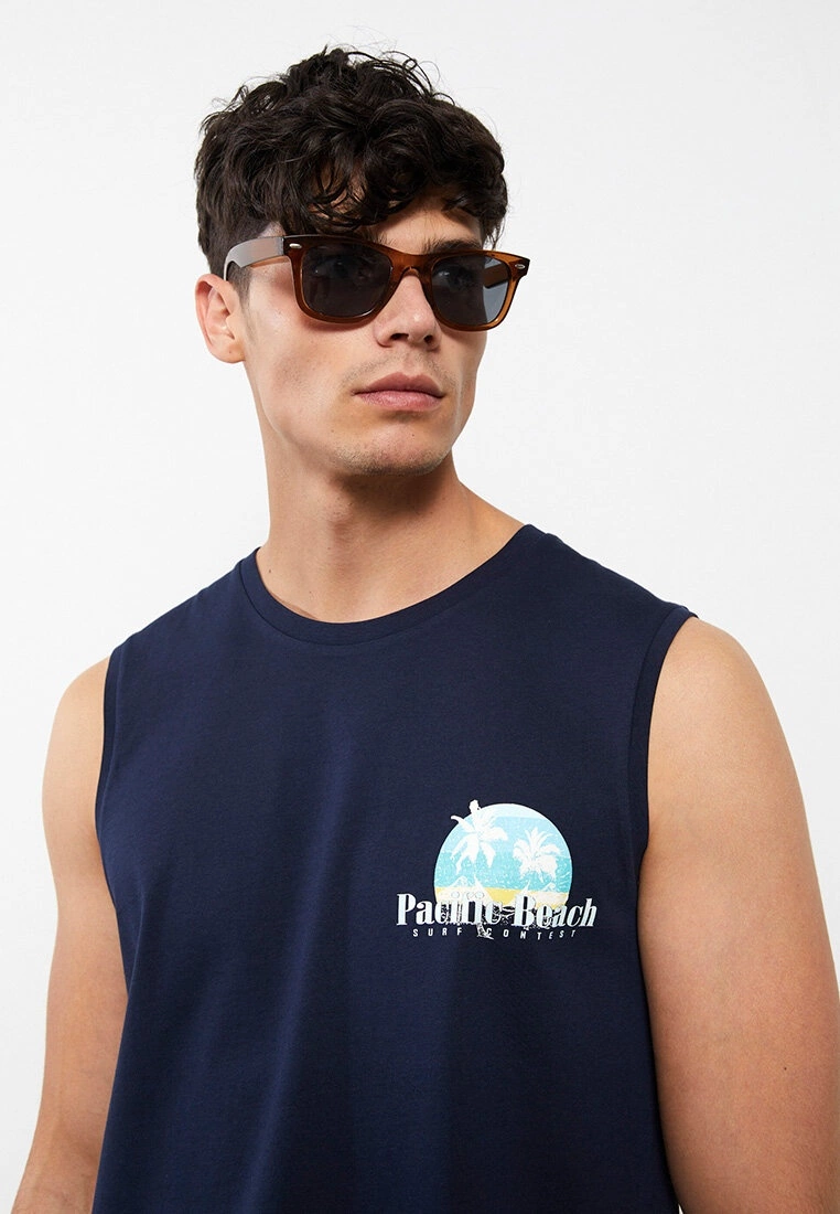 LC WAIKIKI Crew Neck Sleeveless Printed Male Athlete 5 LC WAIKIKI Crew Neck Sleeveless Printed Male Athlete - Image 3