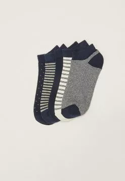 LC WAIKIKI Striped Boy's Booties Socks 5 Pack
