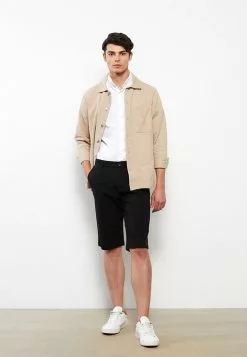 LC WAIKIKI Standard Pattern Gabardine Men's Shorts