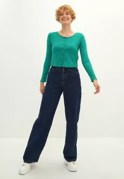 LC WAIKIKI Crew Neck Self Patterned Long Sleeve Women's Cardigan -LC WAIKIKI popular shop lc waikiki 6363 4502146 3