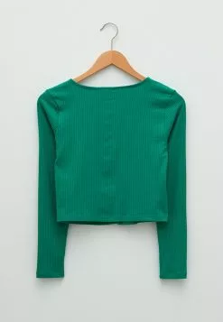 LC WAIKIKI Crew Neck Self Patterned Long Sleeve Women's Cardigan -LC WAIKIKI popular shop lc waikiki 6364 4502146 7