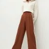LC WAIKIKI Comfortable Fit Stripe Detailed Wide Leg Women's Trousers -LC WAIKIKI popular shop lc waikiki 6365 7502146 1