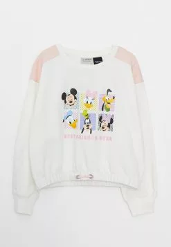 LC WAIKIKI Crew Neck Disney Printed Long Sleeve Girl's Sweatshirt