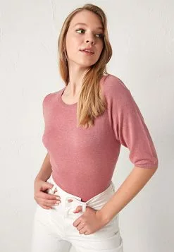 LC WAIKIKI Crew Neck Knitwear Basic Sweater