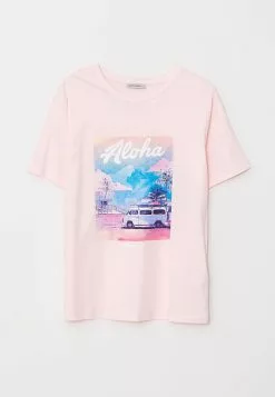 LC WAIKIKI Crew Neck Printed Short Sleeve Cotton Women's T-Shirt -LC WAIKIKI popular shop lc waikiki 6390 3457736 4